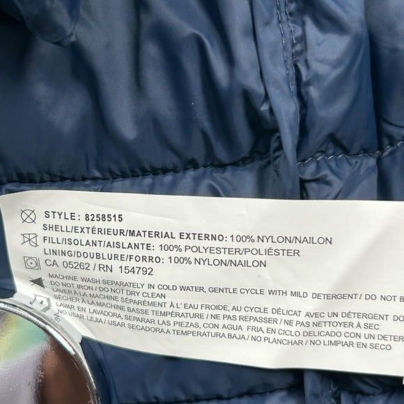 Point Zero Ultralight Packable Puffer Jacket blue Navy Women’s size  2XL NWT - Picture 14 of 16